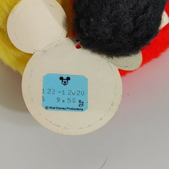 VTG Walt Disney World Character Mickey Mouse Multicolor Plush Stuffed Animal Toy - Picture 11 of 11